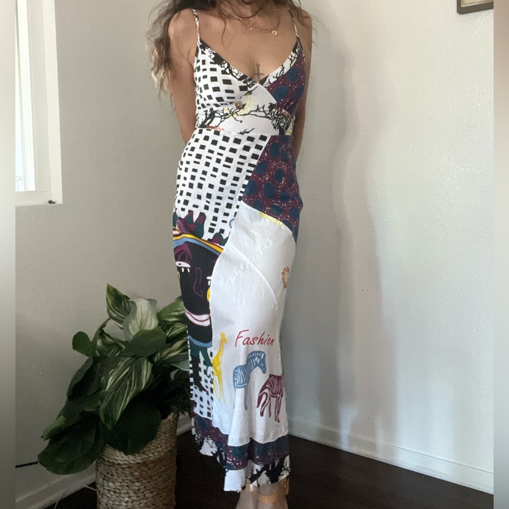 NWT Printed Midi Dress Sz S/M